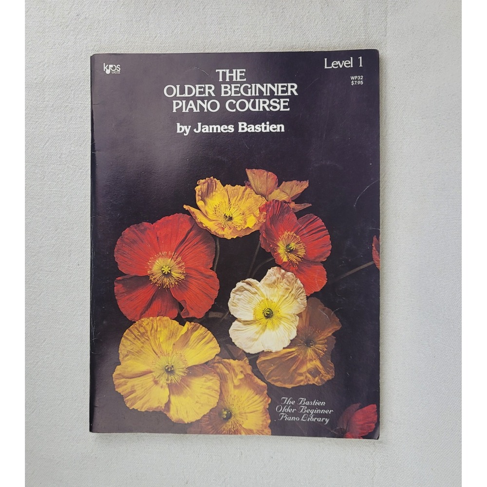 The Older Beginner Piano Course Level 1 James Bastien Kjos West WP32 Music Book